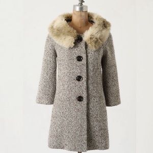 anthropologie tabitha tyndall tweed jacket
